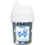 Blue Argyle Baby Sippy Cup (Personalized)