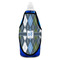 Blue Argyle Bottle Apron - Soap - FRONT