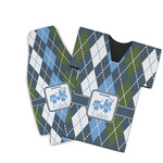 Blue Argyle Bottle Cooler (Personalized)
