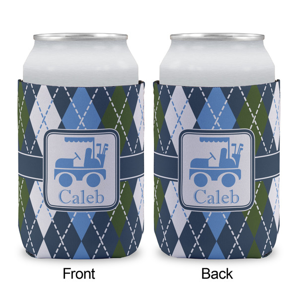 Blue Argyle Can Sleeve - APPROVAL (single)