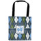Blue Argyle Auto Back Seat Organizer Bag (Personalized)