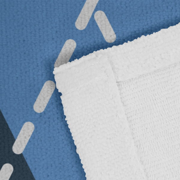 Blue Argyle Close up of Fabric