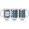 Blue Argyle Coffee Mug - 15 oz - White APPROVAL