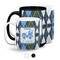 Blue Argyle Coffee Mugs Main