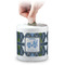 Blue Argyle Coin Bank (Personalized)