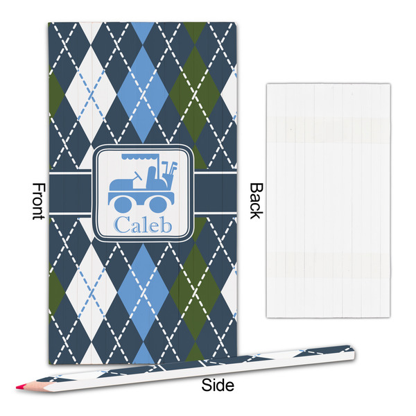 Blue Argyle Colored Pencils - Approval