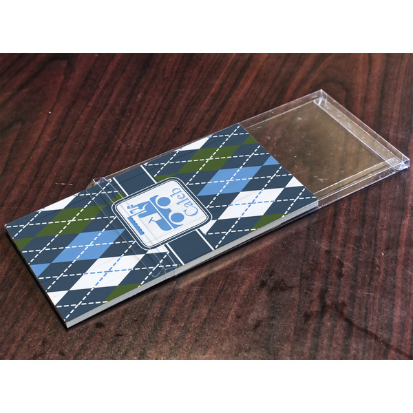 Blue Argyle Colored Pencils - In Package