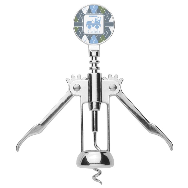 Blue Argyle Corkscrew - Alt