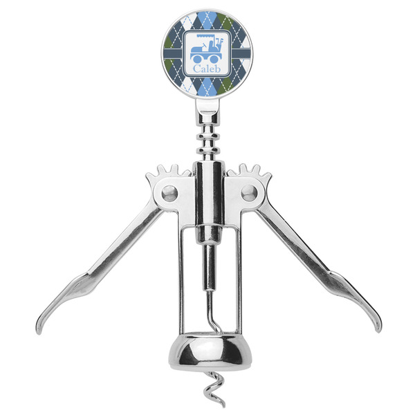 Blue Argyle Corkscrew - Alt