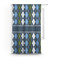 Blue Argyle Curtain