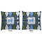 Blue Argyle Decorative Pillow Case - Approval