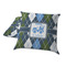 Blue Argyle Decorative Pillow Case - TWO