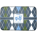 Blue Argyle Dish Drying Mat (Personalized)