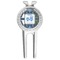Blue Argyle Golf Divot Tool & Ball Marker (Personalized)