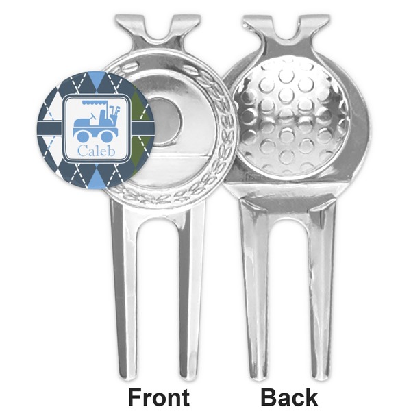 Blue Argyle Divot Tool - Second