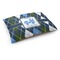 Blue Argyle Dog Bed - Medium w/ Name or Text