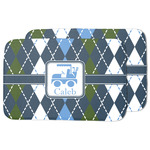 Blue Argyle Dish Drying Mat (Personalized)