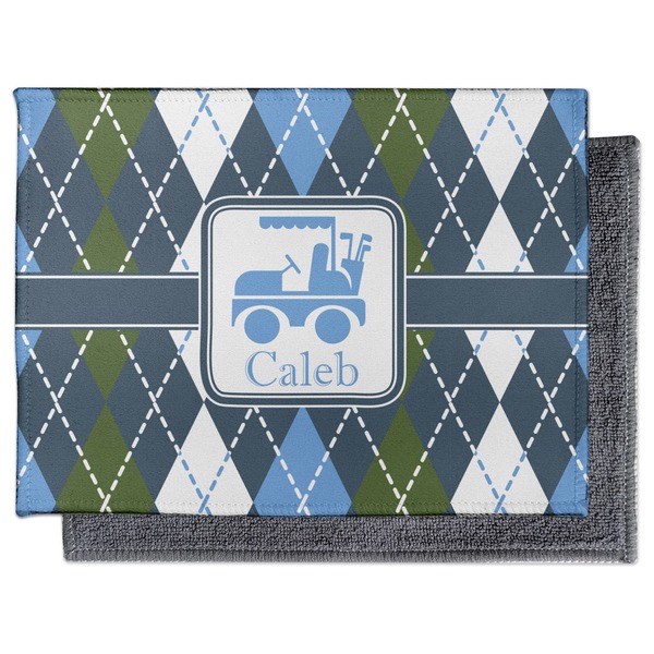 Blue Argyle Electronic Screen Wipe - Flat