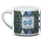 Blue Argyle Espresso Cup - 6oz (Double Shot) (MAIN)