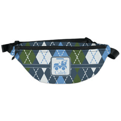 Blue Argyle Fanny Pack - Classic Style (Personalized)