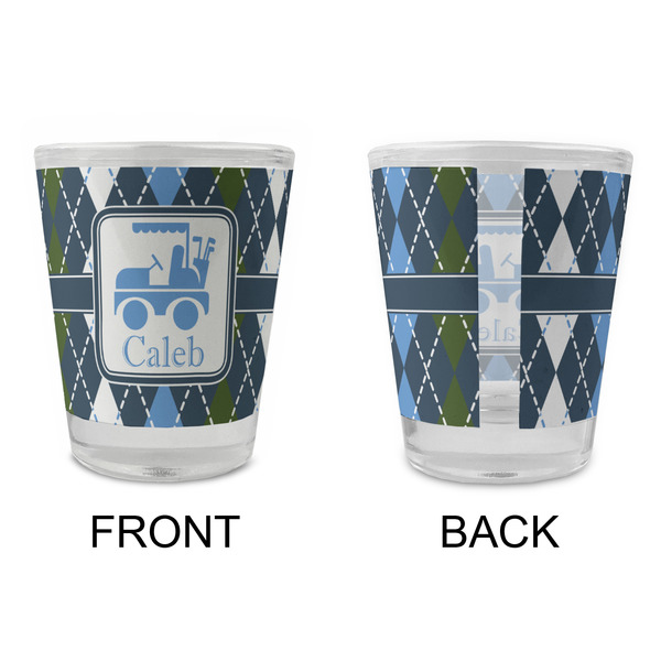 Blue Argyle Glass Shot Glass - Standard - APPROVAL