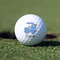 Blue Argyle Golf Ball - Branded - Front Alt