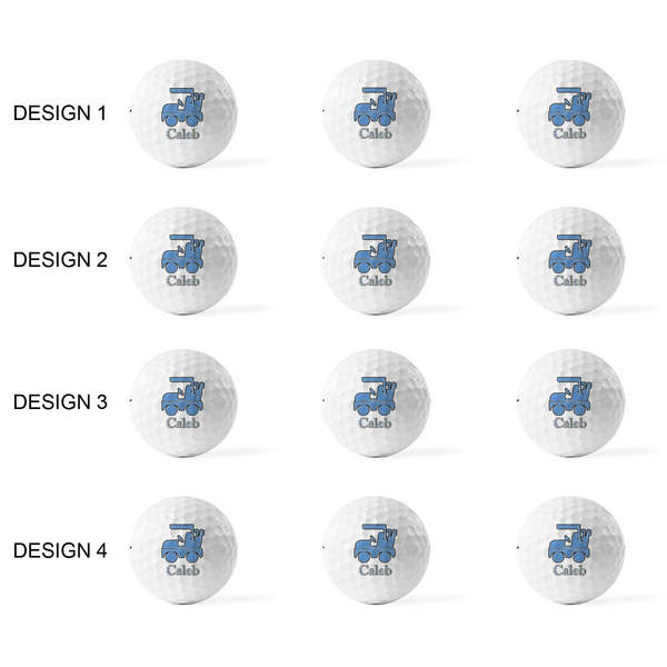 Blue Argyle Golf Balls - Titleist - Set of 12 - APPROVAL