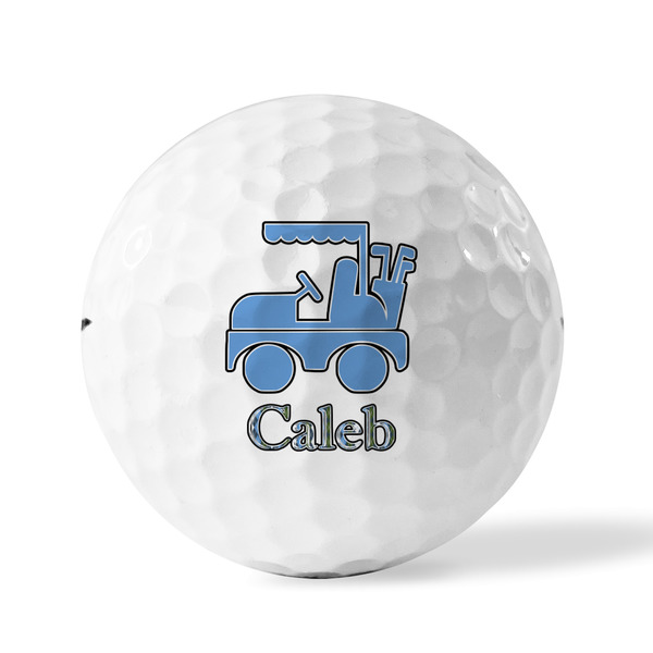 Blue Argyle Golf Balls - Titleist - Set of 3 - FRONT
