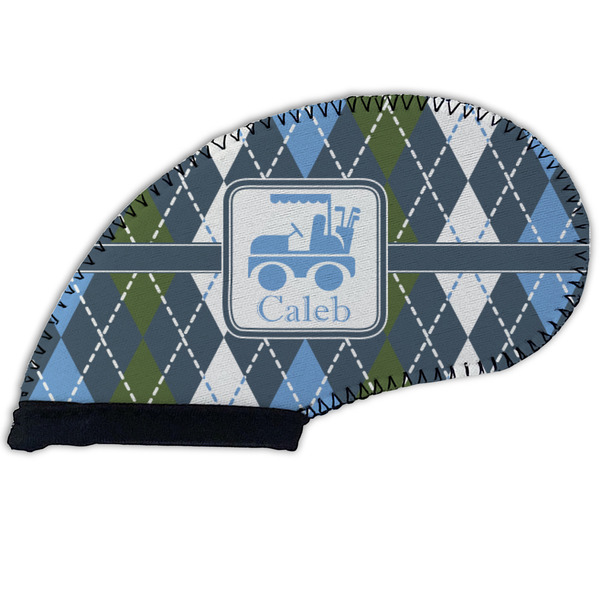 Blue Argyle Golf Club Covers - FRONT