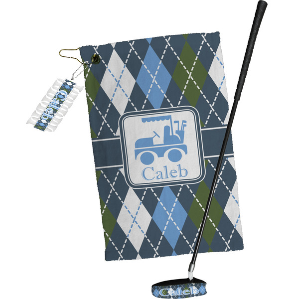 Blue Argyle Golf Gift Kit (Full Print)