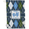 Blue Argyle Golf Towel (Personalized)