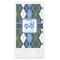 Blue Argyle Guest Paper Towels - Full Color (Personalized)