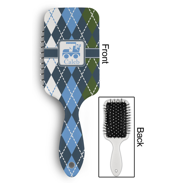 Blue Argyle Hair Brush - Approval