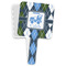 Blue Argyle Hand Mirror (Personalized)
