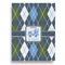 Blue Argyle House Flags - Single Sided - FRONT