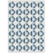 Blue Argyle Icing Circle - XSmall - Set of 35