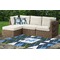 Blue Argyle Outdoor Mat & Cushions