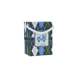 Blue Argyle Jewelry Gift Bags (Personalized)