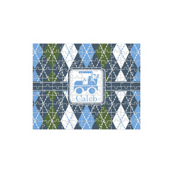 Blue Argyle 110 pc Jigsaw Puzzle (Personalized)