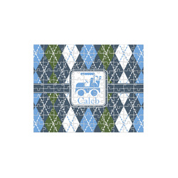 Blue Argyle 110 pc Jigsaw Puzzle (Personalized)