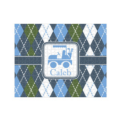 Blue Argyle 500 pc Jigsaw Puzzle (Personalized)