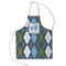 Blue Argyle Kid's Aprons - Small Approval
