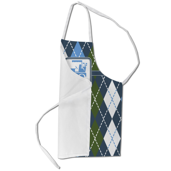 Blue Argyle Kid's Aprons - Small - Main