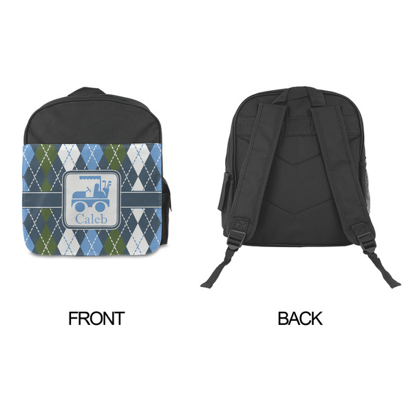 Blue Argyle Kid's Backpack - Approval
