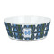 Blue Argyle Kid's Bowl (Personalized)