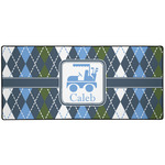 Blue Argyle 3XL Gaming Mouse Pad - 35" x 16" (Personalized)