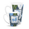 Blue Argyle Latte Mugs Main