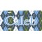 Blue Argyle Front License Plate (Personalized)