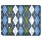 Blue Argyle Light Switch Covers (3 Toggle Plate)