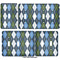 Blue Argyle Light Switch Covers all sizes